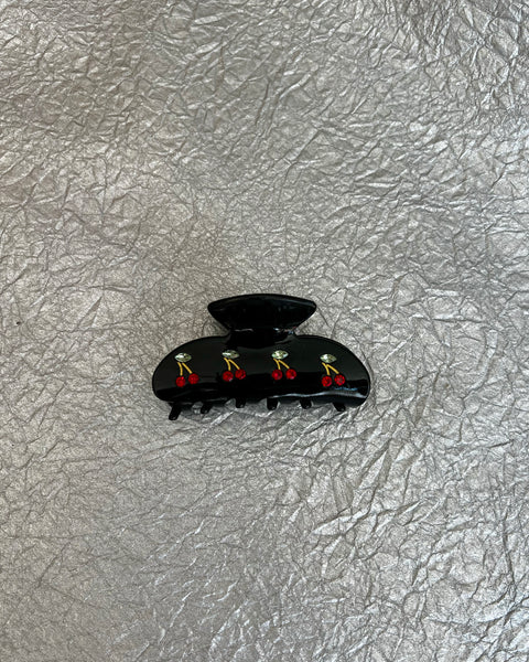 Shiny Cherries Black Clip