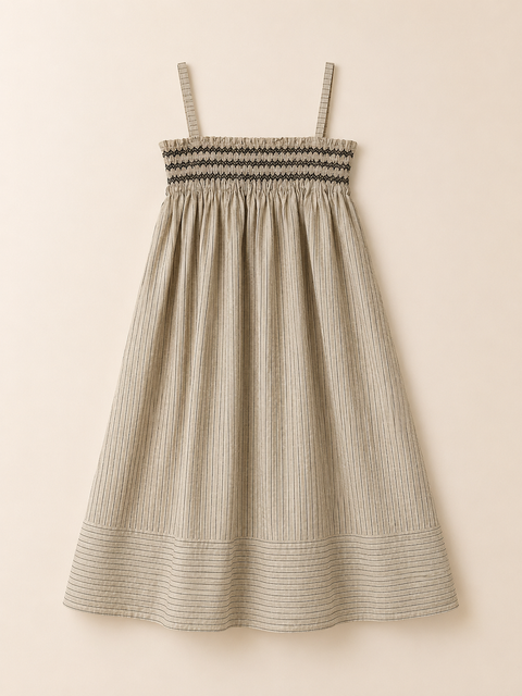 Arden Smocked Midi Dress