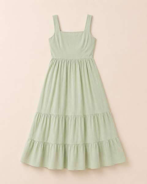 Arden Tiered Midi Dress