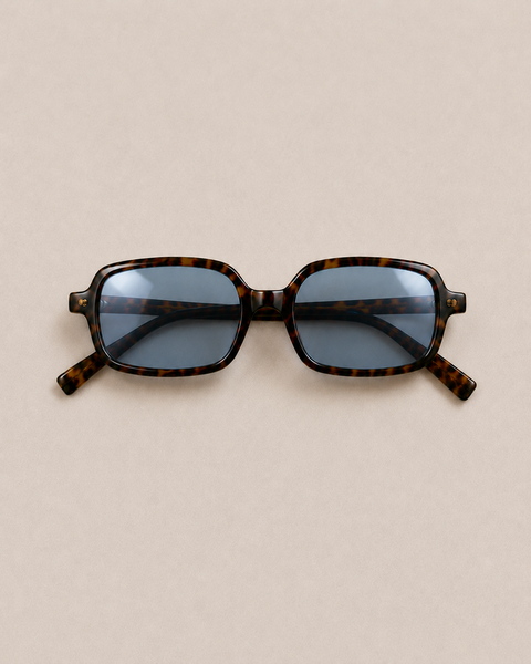 Blue Tint Tortoise Sunglasses