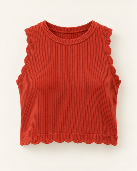 Itzi Scalloped Tank