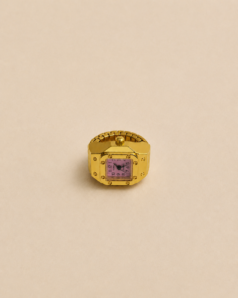 Gold Square Ring
