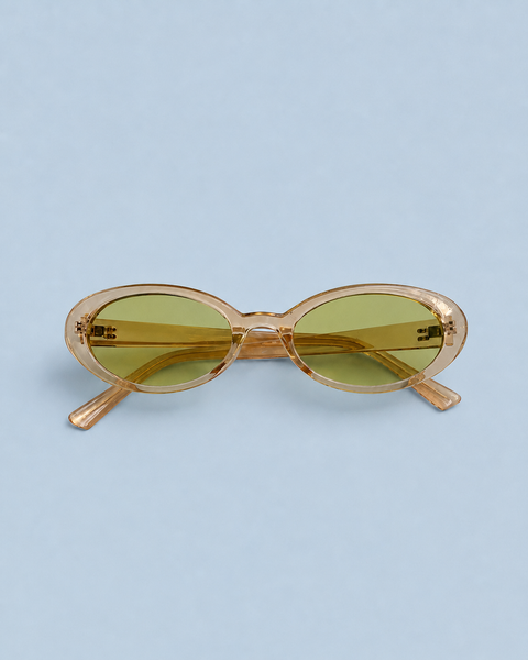 Honey Oval Sunglasses