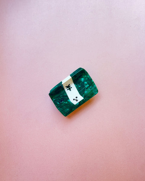 Green Kawaii Claw Hair Clip