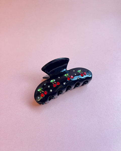 Black Cherry Claw Hair Clip