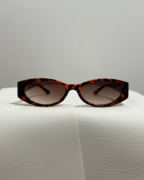 Rectangle Tortoiseshell Sunglasses