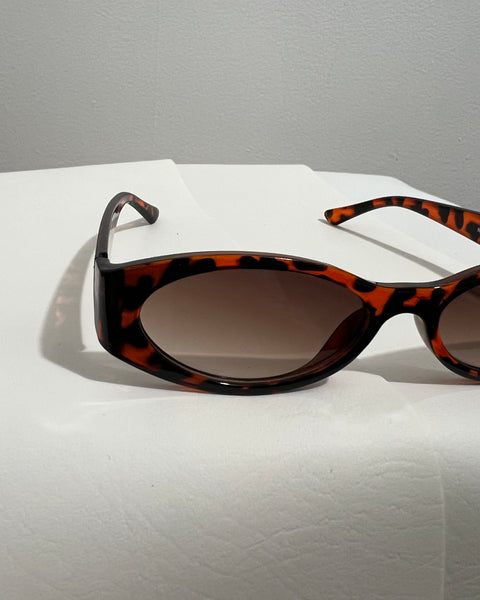 Rectangle Tortoiseshell Sunglasses