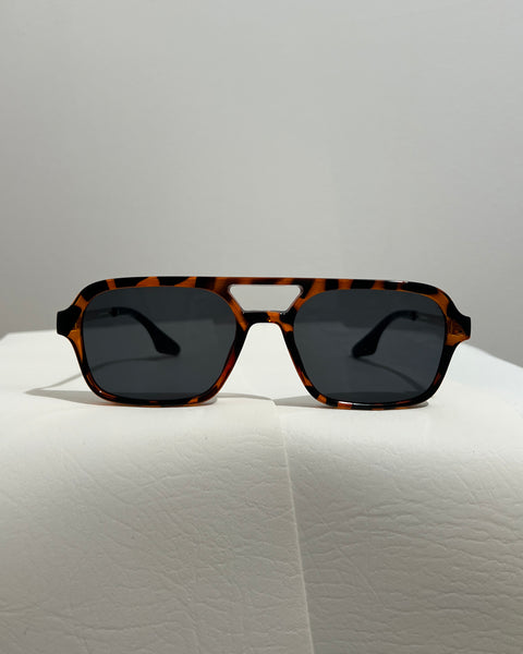 Aviator Tortoiseshell Wire Sides Sunglasses
