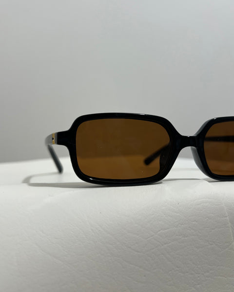 Rectangular Black Sunglasses