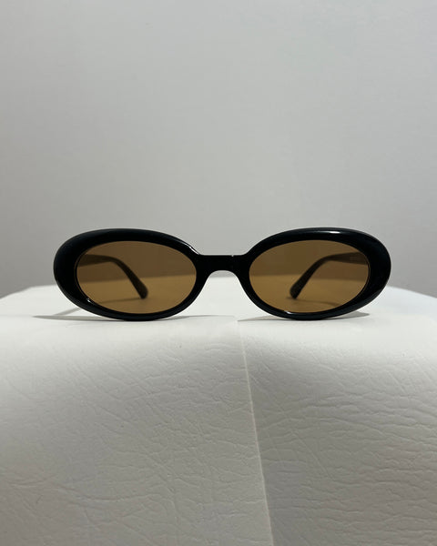 Round Black Sunglasses