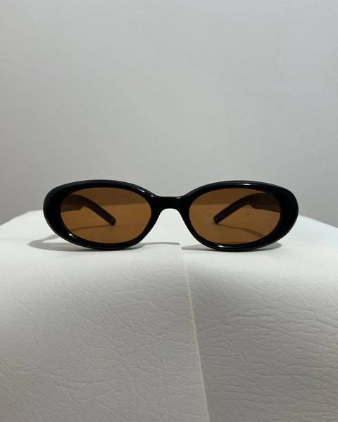 Round Black Sunglasses
