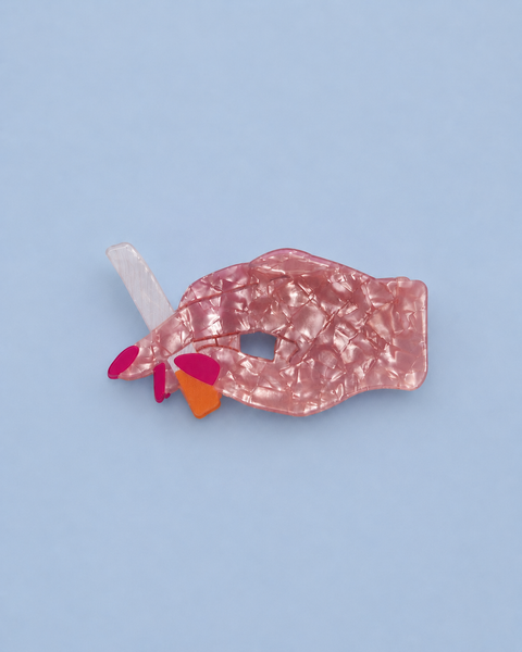 Pearlescent Hand Claw Clip