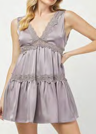 Camille Lace Babydoll Dress