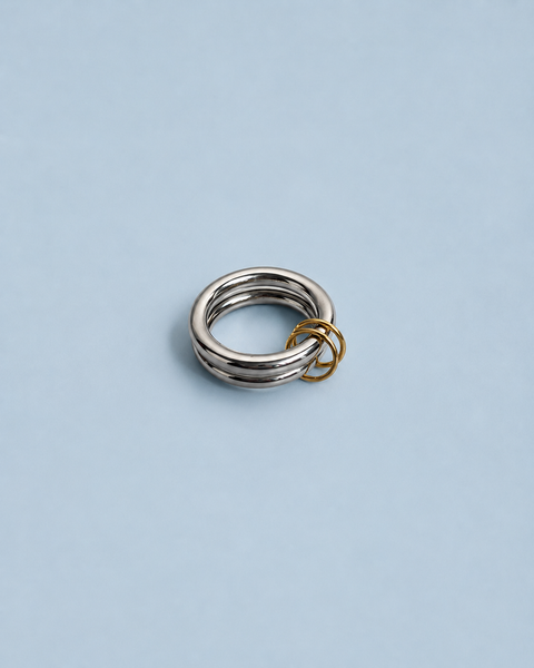 Two Tone Link Ring