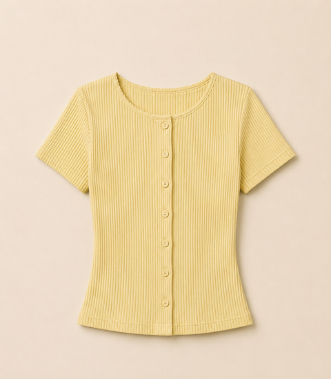 Margaux Ribbed Tee
