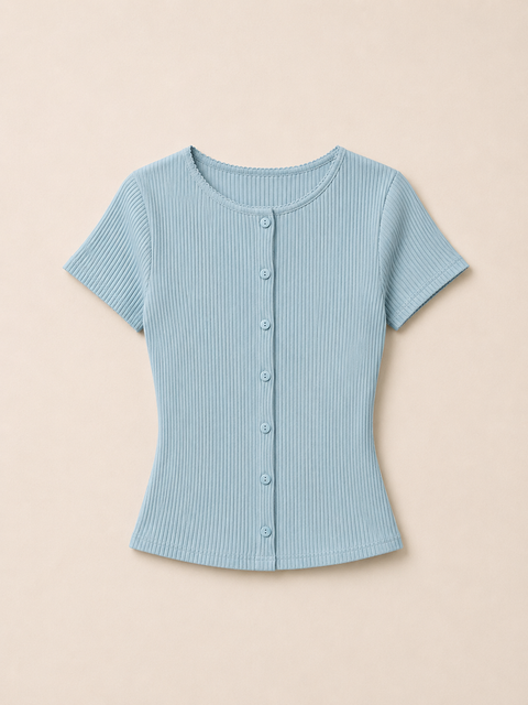 Margaux Ribbed Tee