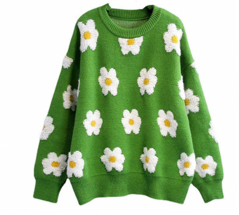 Daisy Flower Sweater RO