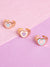Pastel Double Heart Gold Plated Ring