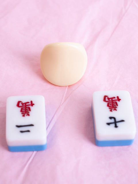Oversized Signet Acrylic Ring