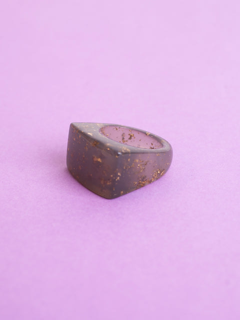 Confetti Rectangle Ring