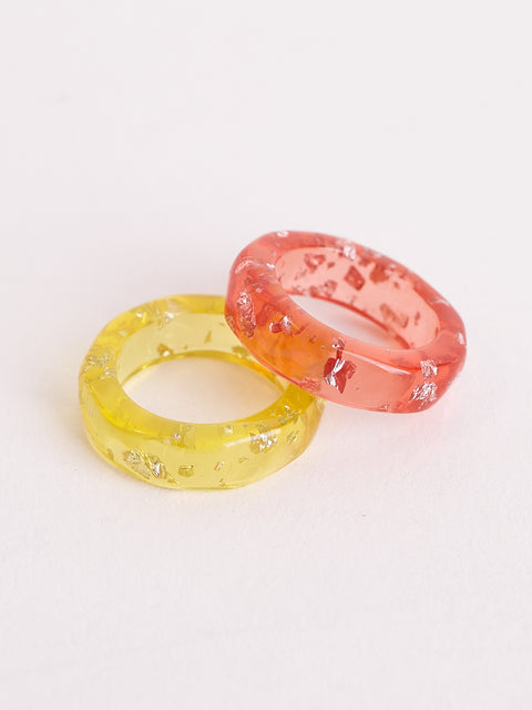 Confetti Band Ring