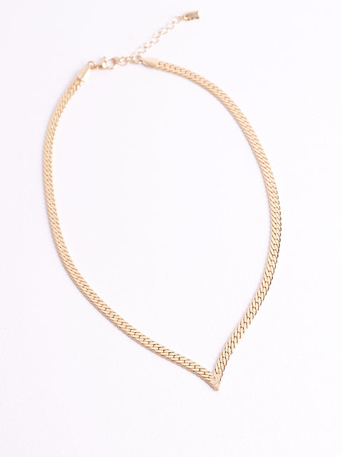 #structured chain necklace