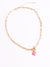 #love locked pink necklace