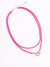 #pink haley necklace
