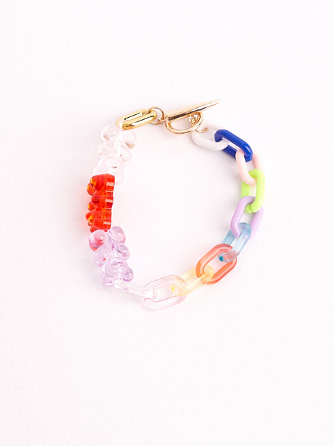 Gummy Bear Link Acrylic Bracelet!