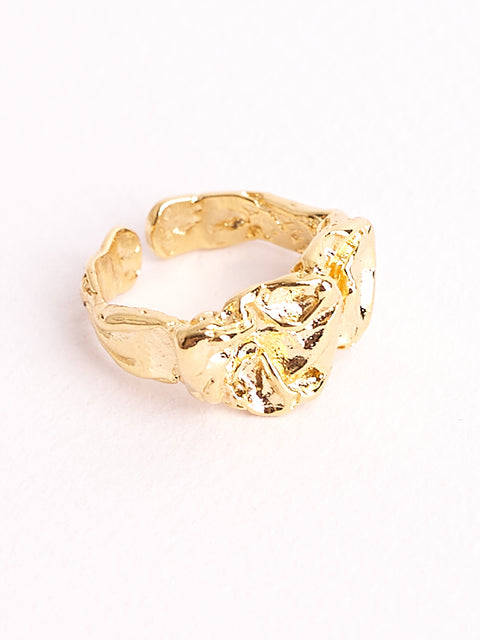 GOLD PLATED STAINLESS STEEL PIECE #220