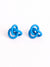 Blue Knot Stud Earring!
