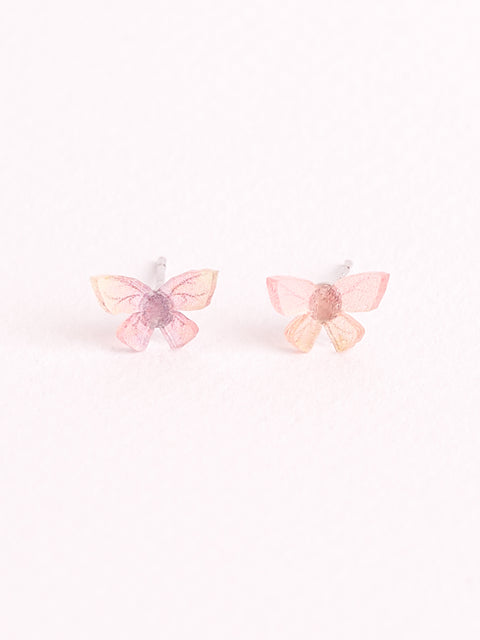 Pink Butterfly Mini Stud Earring!