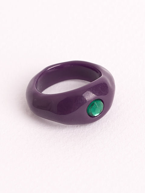 Gem Misshapen Acrylic Ring