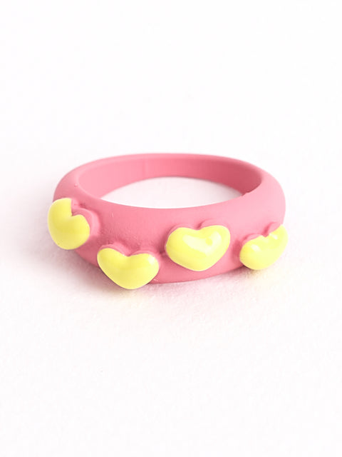 Funky Poke-Out Heart Ring