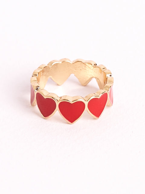 Heart Band Ring