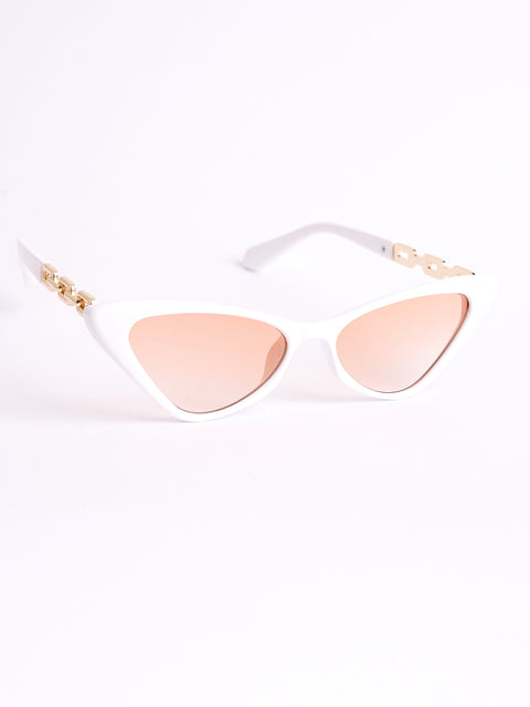Cat Eye Chain Sunglasses