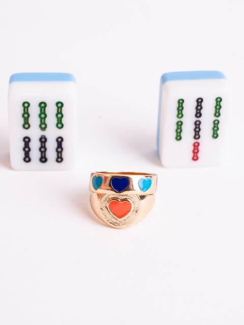 Heart Flat Band Ring