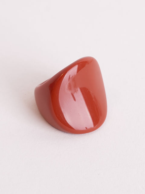 Oversized Signet Acrylic Ring