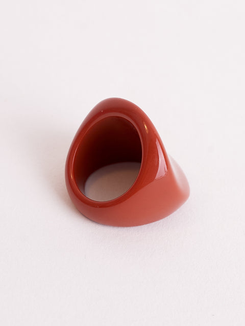 Oversized Signet Acrylic Ring