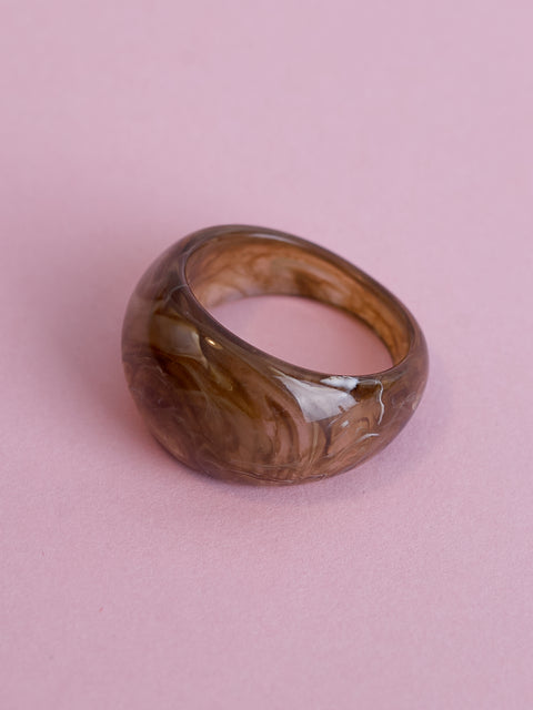 Marbled Bulb Ring