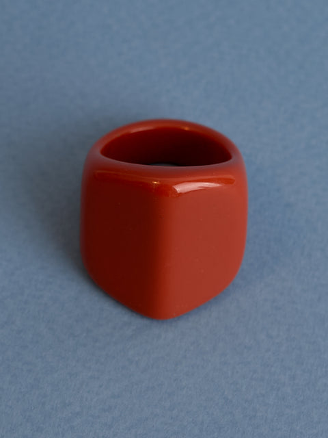 Chunky Pointed Edge Acrylic Ring