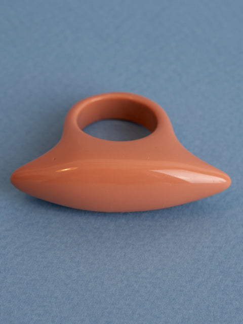 Oversized Oval Acrylic Ring