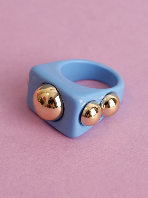 Chunky Rectangle Bulb Ring