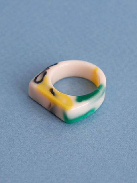 Multicolored Acrylic Ring