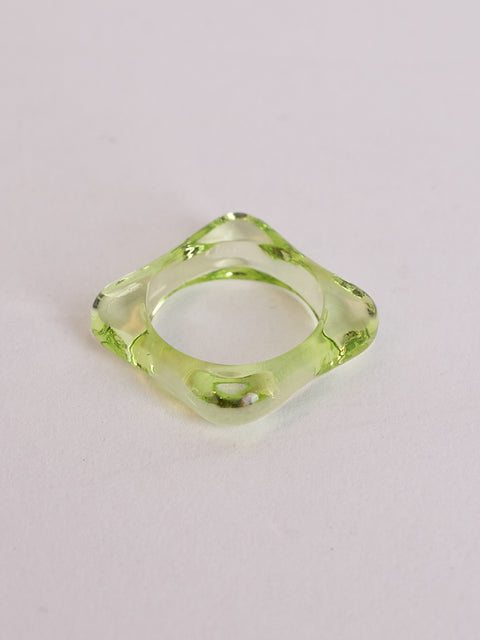 Square Transparent Acrylic Ring