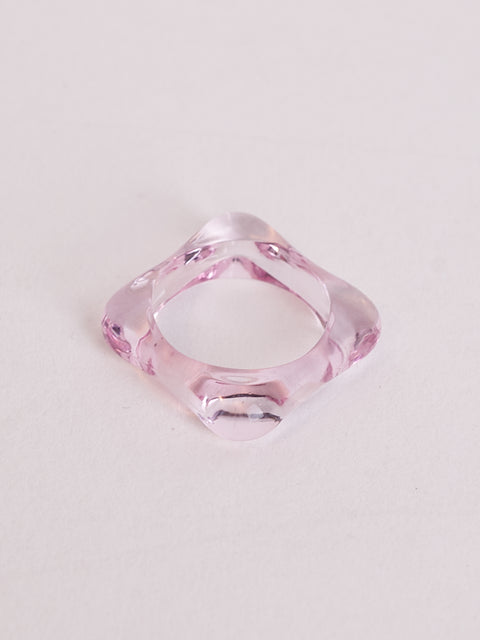 Square Transparent Acrylic Ring