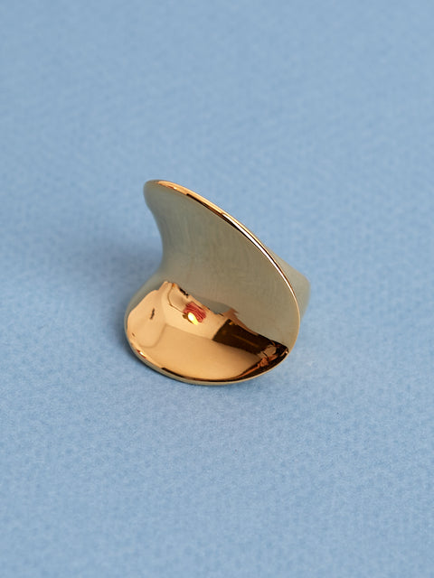 GOLD PLATED STAINLESS STEEL PIECE #41